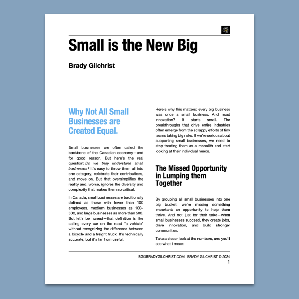 Small is the New Big